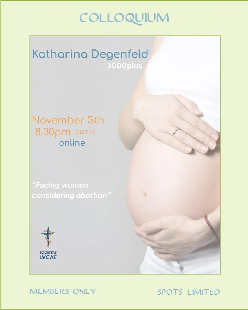 Flyer: Colloquium: facing women considering abortion